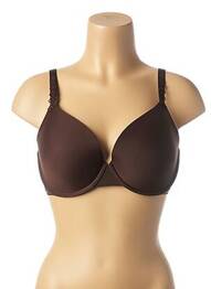 Sutien efect material satinat top sutien modelat maro SIMONE PERELE femeie