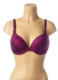 Sutien efect material satinat top sutien modelat violet SIMONE PERELE femeie