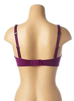 Sutien efect material satinat top sutien modelat violet SIMONE PERELE femeie