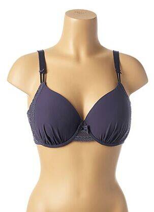 Sutien țesătură dantelă top sutien modelat albastru SIMONE PERELE femeie