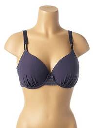 Sutien țesătură dantelă top sutien modelat albastru SIMONE PERELE femeie