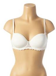 Sutien țesătură dantelă top sutien modelat alb SIMONE PERELE femme