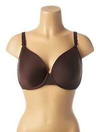 Sutien efect material satinat top sutien modelat maro SIMONE PERELE femeie