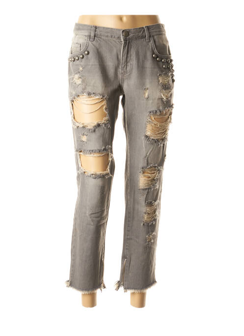 Pantalon slim gri BSB femeie