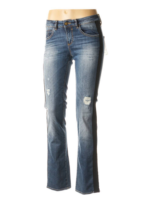 Blugi cu croială slim albastru BSB femeie