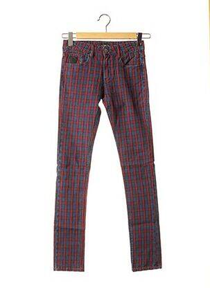 Pantalon slim talie joasă talie joasă roșu APRIL 77 femeie