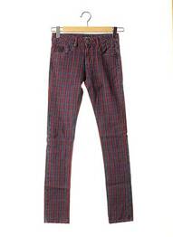 Pantalon slim talie joasă talie joasă roșu APRIL 77 femeie