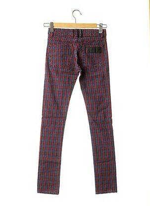 Pantalon slim talie joasă talie joasă roșu APRIL 77 femeie