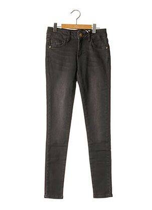 Blugi skinny elasticitate talie joasă negru BSB femeie