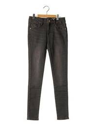 Blugi skinny elasticitate talie joasă negru BSB femme