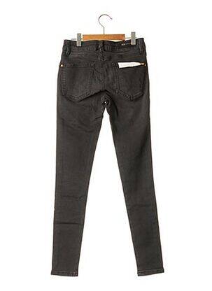 Blugi skinny elasticitate talie joasă negru BSB femeie
