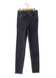 Blugi skinny țesătură brută talie joasă albastru BSB femme