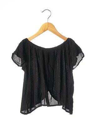 Bluză negru BOBOLI fată