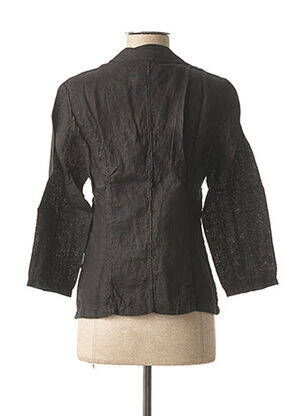 Sacou finisaj interior deformat negru MADE IN ITALY femeie