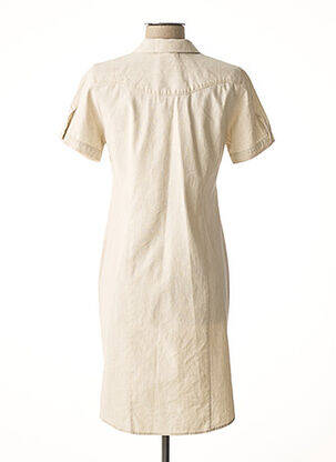 Rochie scurtă bej BRUNO SAINT HILAIRE femeie