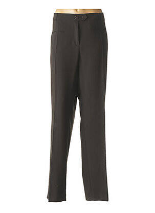 Pantalon drept negru FLEUR DE SEL femeie