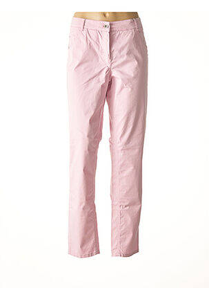 Pantalon drept roz ATELIER GARDEUR femeie