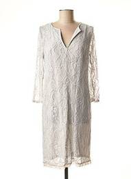 Rochie midi gri LAUREN VIDAL femeie