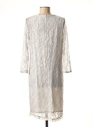 Rochie midi gri LAUREN VIDAL femeie