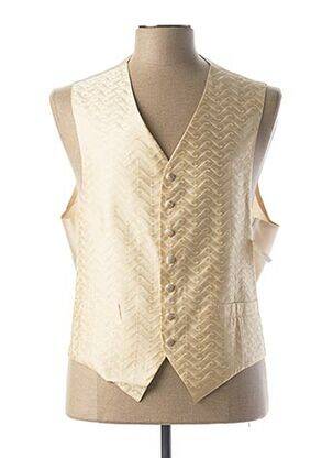 Vestă fără mâneci bej COULEURS DU SUD bărbat