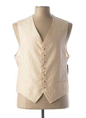 Vestă fără mâneci bej COULEURS DU SUD bărbat