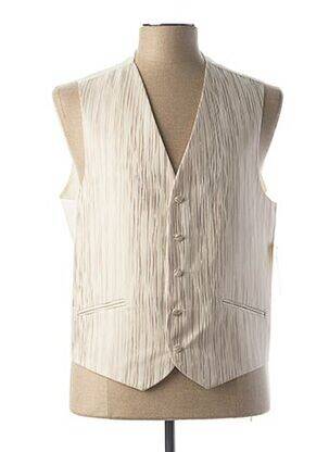 Vestă fără mâneci bej GUY LAURENT bărbat