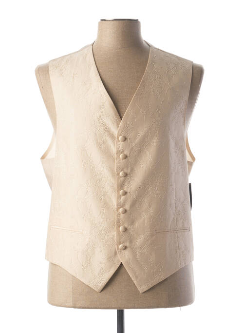 Vestă fără mâneci bej COULEURS DU SUD bărbat