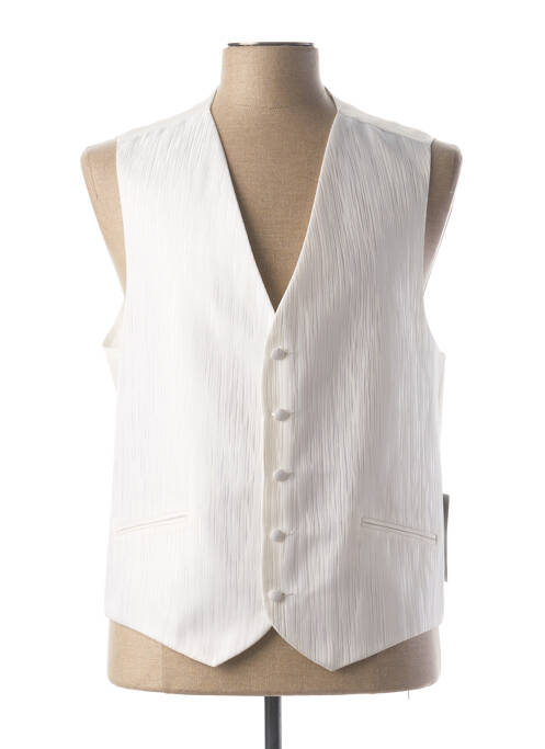 Vestă fără mâneci alb GUY LAURENT bărbat