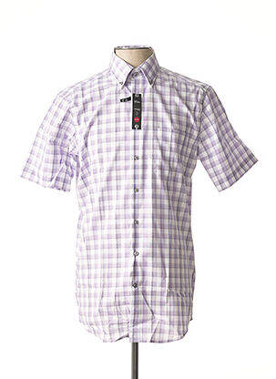 Cămașă cu mâneci lungi violet SEIDEN STICKER bărbat