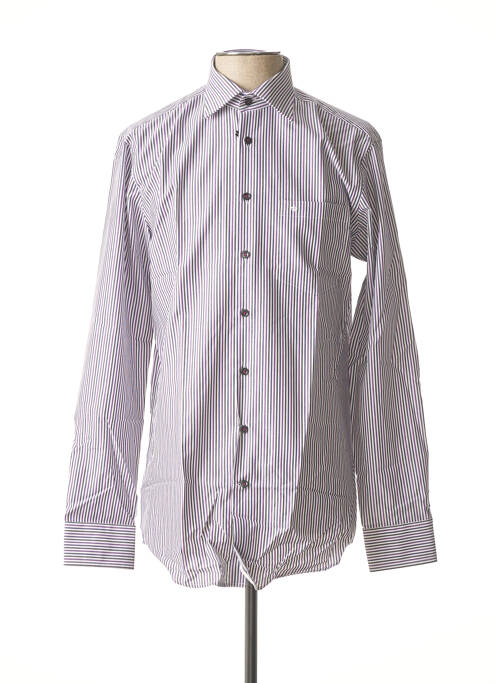 Cămașă cu mâneci lungi violet SEIDEN STICKER bărbat