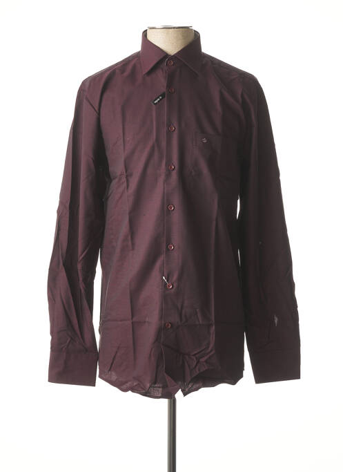 Cămașă cu mâneci lungi violet SEIDEN STICKER bărbat