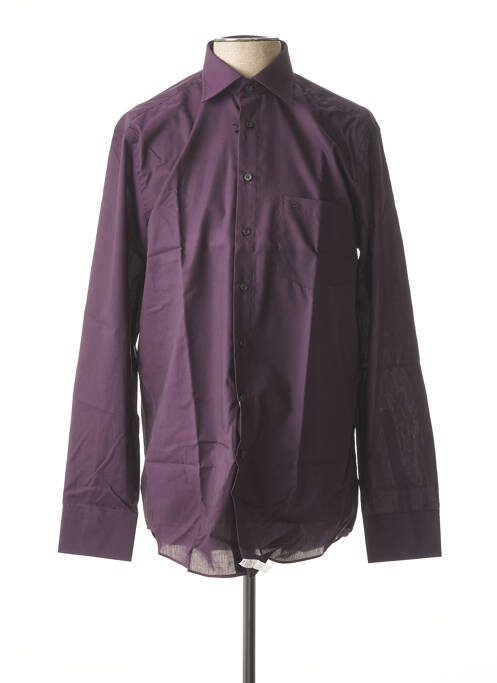 Cămașă cu mâneci lungi violet SEIDEN STICKER bărbat