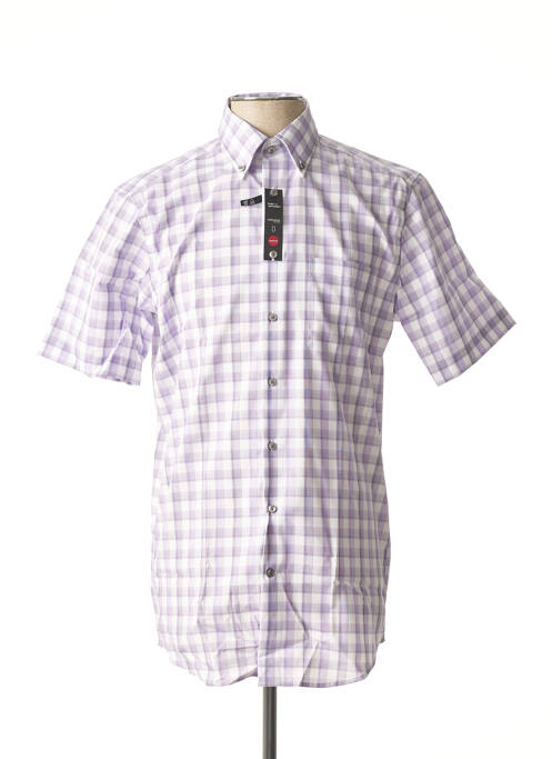 Cămașă cu mâneci lungi violet SEIDEN STICKER bărbat