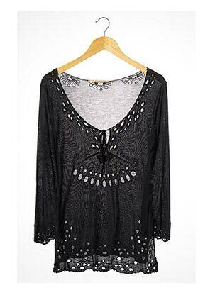 Top elasticitate mâneci 3/4 negru ROBERTO CAVALLI femeie