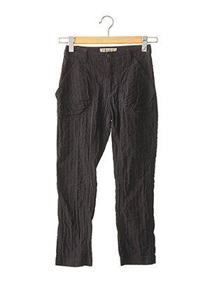 Pantalon 7/8 talie înaltă talie înaltă negru NOA NOA femeie