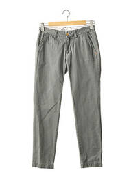 Pantalon chino țesătură poplin mărime normală gri REPLAY femme