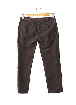 Pantalon 7/8 croială chino talie joasă maro CLOSED femeie