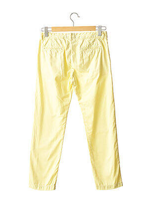 Pantalon 7/8 croială chino mărime normală galben CURRENTE/ELLIOTT femeie