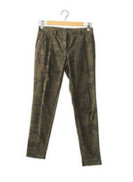 Pantalon 7/8 elasticitate talie joasă verde MASON'S femeie