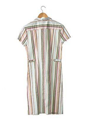 Rochie midi mâneci scurte mâneci scurte maro DOROTENNIS femeie