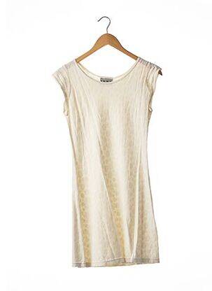 Rochie scurtă bej IKKS femeie