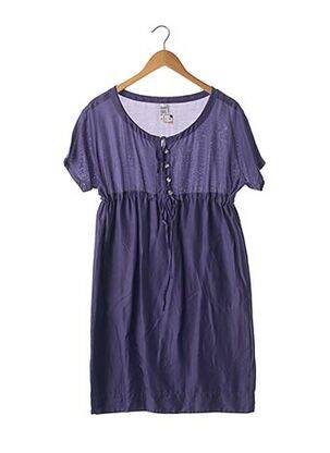 Rochie midi mâneci scurte mâneci scurte violet SUGAR femeie