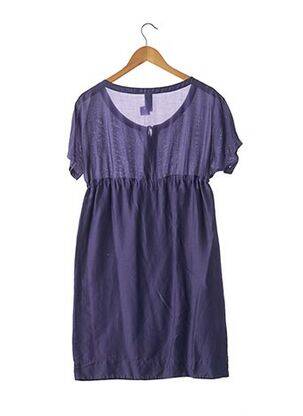 Rochie midi mâneci scurte mâneci scurte violet SUGAR femeie