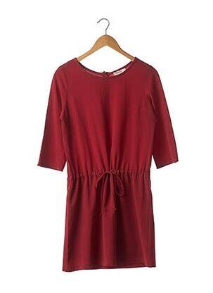 Rochie scurtă mâneci 3/4 mâneci 3/4 roșu NOEMIE & CO femeie