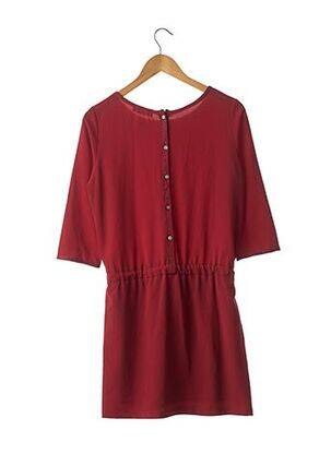 Rochie scurtă mâneci 3/4 mâneci 3/4 roșu NOEMIE & CO femeie