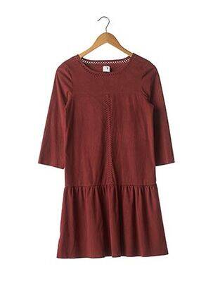 Rochie scurtă mâneci 3/4 mâneci 3/4 roșu SANS MARQUE femeie