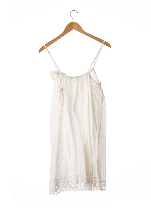 Rochie midi alb SANS MARQUE femeie