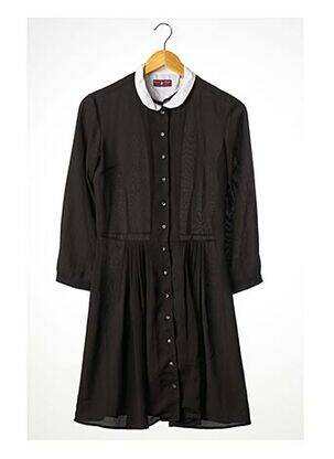 Rochie midi mâneci lungi mâneci lungi negru ONE STEP femeie