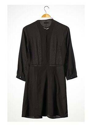 Rochie midi mâneci lungi mâneci lungi negru ONE STEP femeie