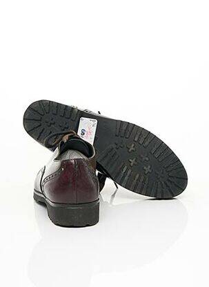 Derby-uri material neted toc plat până la 3 cm negru CLODY & BOY'Z femeie